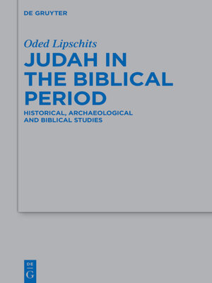 cover image of Judah in the Biblical Period